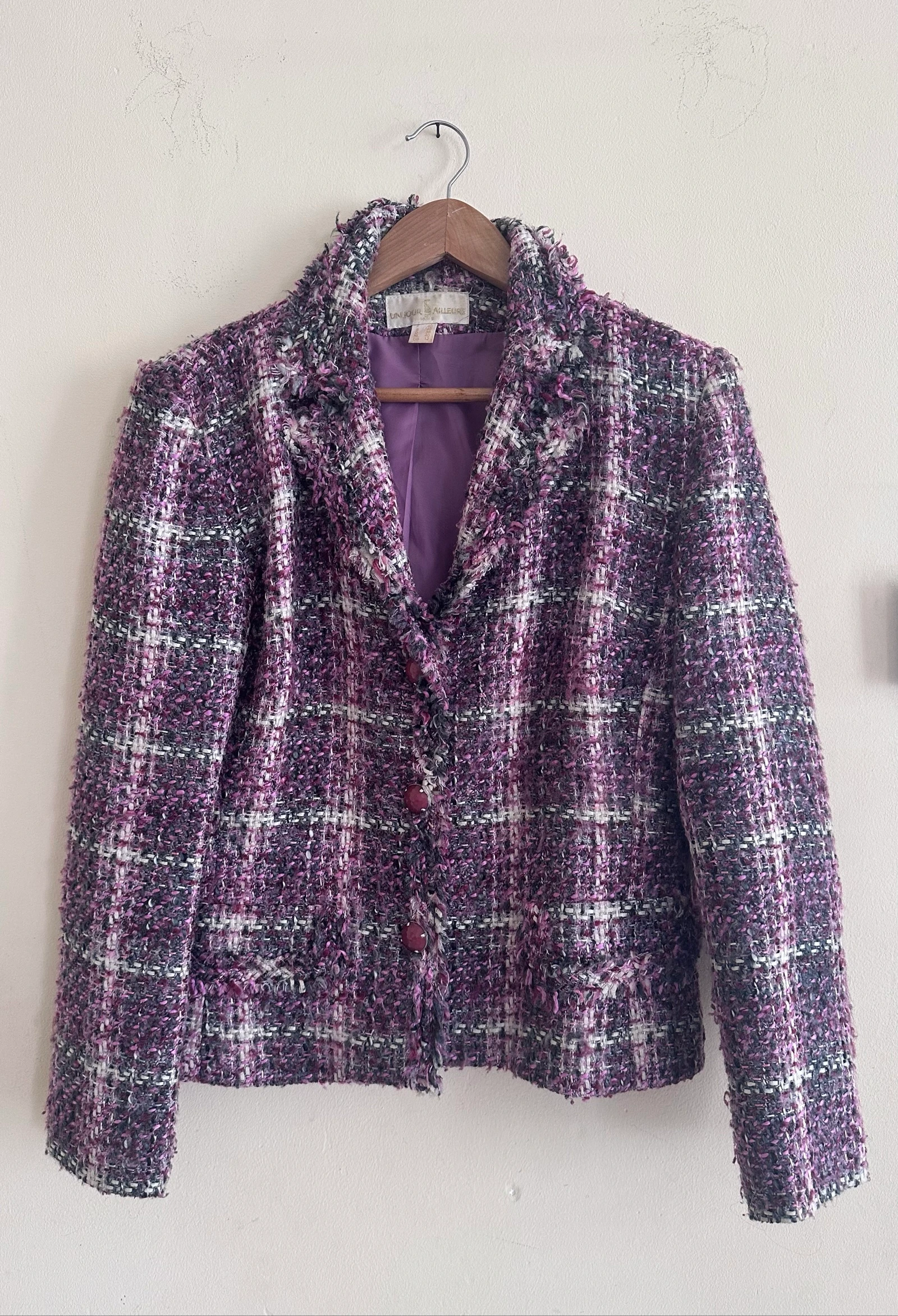 Veste Blazer Haut de Gamme Un Jour Ailleurs Paris – Taille 40 – Excellent État
